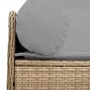 Sofá de jardín de 3 plazas con cojines ratán sintético beige de , Sofás de exterior - Ref: Foro24-4104175, Precio: 238,68 €, ...