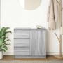 Aparador con cajón gris Sonoma 71x35x65 cm madera de ingeniería de , Aparadores - Ref: Foro24-861576, Precio: 84,65 €, Descue...