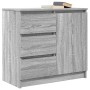 Aparador con cajón gris Sonoma 71x35x65 cm madera de ingeniería de , Aparadores - Ref: Foro24-861576, Precio: 84,65 €, Descue...