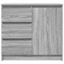 Aparador con cajón gris Sonoma 71x35x65 cm madera de ingeniería de , Aparadores - Ref: Foro24-861576, Precio: 84,65 €, Descue...