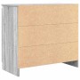 Aparador con cajón gris Sonoma 71x35x65 cm madera de ingeniería de , Aparadores - Ref: Foro24-861576, Precio: 84,65 €, Descue...