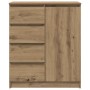 Aparador con cajones roble artisan 71x35x84cm madera ingeniería de , Aparadores - Ref: Foro24-861588, Precio: 101,29 €, Descu...