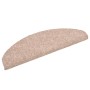 Alfombrilla autoadhesiva de escalera 10 uds 65x21x4 cm marrón de vidaXL, Alfombrillas para escalones - Ref: Foro24-149698, Pr...