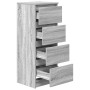 Aparador Sonoma gris 37,5x35x99 cm madera de ingeniería de , Aparadores - Ref: Foro24-861702, Precio: 72,14 €, Descuento: %