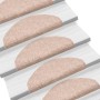 Alfombrilla autoadhesiva de escalera 10 uds 65x21x4 cm marrón de vidaXL, Alfombrillas para escalones - Ref: Foro24-149698, Pr...