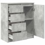 Aparador con cajones gris hormigón 71x35x84cm madera ingeniería de , Aparadores - Ref: Foro24-861583, Precio: 97,74 €, Descue...