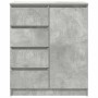 Aparador con cajones gris hormigón 71x35x84cm madera ingeniería de , Aparadores - Ref: Foro24-861583, Precio: 97,74 €, Descue...