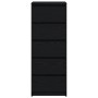 Aparador con cajones roble negro 37,5x35x99cm madera ingeniería de , Aparadores - Ref: Foro24-861761, Precio: 98,25 €, Descue...