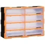 Multi-drawer organizer with 8 large drawers 52x16x37 cm by vidaXL, Toolboxes - Ref: Foro24-149599, Price: 55,96 €, Discount: %