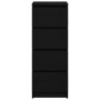 Aparador roble negro 37,5x35x76 cm madera ingeniería de , Aparadores - Ref: Foro24-861698, Precio: 81,43 €, Descuento: %