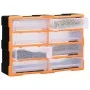 Multi-drawer organizer with 8 large drawers 52x16x37 cm by vidaXL, Toolboxes - Ref: Foro24-149599, Price: 55,96 €, Discount: %