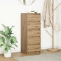 Aparador con cajones roble artesanal 37,5x35x99 cm de , Aparadores - Ref: Foro24-861768, Precio: 92,78 €, Descuento: %