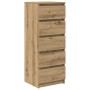 Aparador con cajones roble artesanal 37,5x35x99 cm de , Aparadores - Ref: Foro24-861768, Precio: 92,78 €, Descuento: %