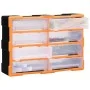 Multi-drawer organizer with 8 large drawers 52x16x37 cm by vidaXL, Toolboxes - Ref: Foro24-149599, Price: 55,96 €, Discount: %
