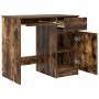 Escritorio roble ahumado 86x49x76 cm madera de ingeniería de , Escritorios - Ref: Foro24-861827, Precio: 94,25 €, Descuento: %
