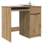 Escritorio de madera de ingeniería roble artisan 86x49x76 cm de , Escritorios - Ref: Foro24-861831, Precio: 95,63 €, Descuent...
