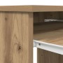 Escritorio de madera de ingeniería roble artisan 86x49x76 cm de , Escritorios - Ref: Foro24-861831, Precio: 95,63 €, Descuent...