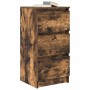 Aparador roble ahumado 37,5x35x76 cm madera de ingeniería de , Aparadores - Ref: Foro24-861728, Precio: 62,39 €, Descuento: %