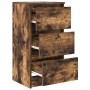 Aparador roble ahumado 37,5x35x76 cm madera de ingeniería de , Aparadores - Ref: Foro24-861728, Precio: 62,39 €, Descuento: %