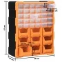 Multischubladen-Organizer mit 39 Schubladen 38x16x47 cm von vidaXL, Werkzeugkästen - Ref: Foro24-149603, Preis: 45,06 €, Raba...