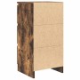 Aparador roble ahumado 37,5x35x76 cm madera de ingeniería de , Aparadores - Ref: Foro24-861728, Precio: 62,39 €, Descuento: %