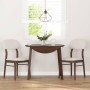Sillas de comedor con cojines 2 uds madera maciza marrón caucho de , Sillas de comedor - Ref: Foro24-4102523, Precio: 157,34 ...