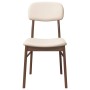 Sillas de comedor con cojines 2 uds madera maciza marrón caucho de , Sillas de comedor - Ref: Foro24-4102523, Precio: 157,34 ...