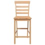 Taburetes de bar 2 uds madera maciza natural caucho de , Taburetes de cocina - Ref: Foro24-4102540, Precio: 132,30 €, Descuen...