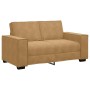 Sofá de 2 plazas terciopelo marrón 120 cm de , Sofás - Ref: Foro24-4105017, Precio: 207,72 €, Descuento: %