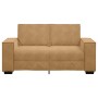 Sofá de 2 plazas terciopelo marrón 120 cm de , Sofás - Ref: Foro24-4105017, Precio: 207,72 €, Descuento: %