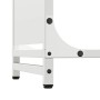 Leñero blanco 44x28x65 cm Acero laminado en frío de , Bolsas y soportes de leña - Ref: Foro24-864196, Precio: 51,84 €, Descue...
