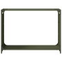 Leñero verde oliva 90x28x65 cm Acero laminado en frío de , Bolsas y soportes de leña - Ref: Foro24-864206, Precio: 61,14 €, D...