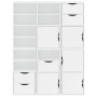 Armarios auxiliares 6 uds "ODDA" blanco 40x24x79 cm madera pino de , Aparadores - Ref: Foro24-3365355, Precio: 334,21 €, Desc...