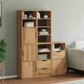 Armarios auxiliares 5 uds "ODDA" 40x24x79 cm Madera maciza pino de , Aparadores - Ref: Foro24-3365360, Precio: 260,86 €, Desc...
