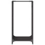 Leñero negro 40x30x80 cm Acero laminado en frío de , Bolsas y soportes de leña - Ref: Foro24-864219, Precio: 57,78 €, Descuen...