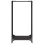 Leñero negro 40x30x80 cm Acero laminado en frío de , Bolsas y soportes de leña - Ref: Foro24-864225, Precio: 57,46 €, Descuen...