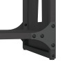 Leñero negro 40x30x80 cm Acero laminado en frío de , Bolsas y soportes de leña - Ref: Foro24-864225, Precio: 57,46 €, Descuen...