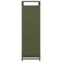 Leñero verde oliva 44x28x90 cm Acero laminado en frío de , Bolsas y soportes de leña - Ref: Foro24-864210, Precio: 59,92 €, D...