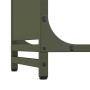 Leñero verde oliva 44x28x90 cm Acero laminado en frío de , Bolsas y soportes de leña - Ref: Foro24-864210, Precio: 59,92 €, D...