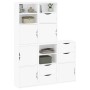 Armarios auxiliares 5 uds "ODDA" blanco 40x24x79 cm madera pino de , Aparadores - Ref: Foro24-3365357, Precio: 287,45 €, Desc...