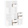 Armarios auxiliares 5 uds "ODDA" blanco 40x24x79 cm madera pino de , Aparadores - Ref: Foro24-3365357, Precio: 287,45 €, Desc...