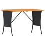 Set comedor de jardín 3 pzas con cojines ratán sintético negro de , Conjuntos de jardín - Ref: Foro24-4104135, Precio: 187,08...