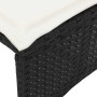 Set comedor de jardín 3 pzas con cojines ratán sintético negro de , Conjuntos de jardín - Ref: Foro24-4104135, Precio: 187,08...