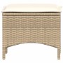Set comedor de jardín 3 pzas con cojines ratán sintético beige de , Conjuntos de jardín - Ref: Foro24-4104137, Precio: 193,16...