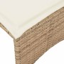 Set comedor de jardín 3 pzas con cojines ratán sintético beige de , Conjuntos de jardín - Ref: Foro24-4104137, Precio: 193,16...