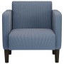 Sillón con reposabrazos azul 54 cm tejido de pana de , Sillones - Ref: Foro24-4100518, Precio: 132,50 €, Descuento: %