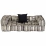 Puf modular de 2 plazas de tela de rayas grises de , Cojines para sillas y sofás - Ref: Foro24-244988, Precio: 180,41 €, Desc...
