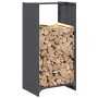 Leñero antracita 40x30x80 cm Acero laminado en frío de , Bolsas y soportes de leña - Ref: Foro24-864233, Precio: 57,77 €, Des...