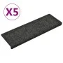 Alfombrillas de escalera 5 unidades gris 65x21x4 cm de vidaXL, Alfombrillas para escalones - Ref: Foro24-149724, Precio: 20,4...