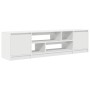 Mueble de TV de madera de ingeniería blanco 188,5x41x50 cm de , Muebles TV - Ref: Foro24-3328417, Precio: 139,90 €, Descuento: %